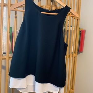 Two layer sleeveless